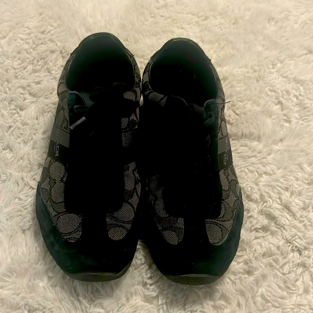 Black coach shoes